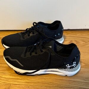 Under Armour Women’s Black and White Athletic Shoes